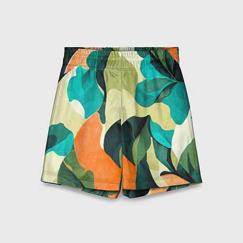 Детские шорты Multicoloured camouflage / 3D-принт – фото 1