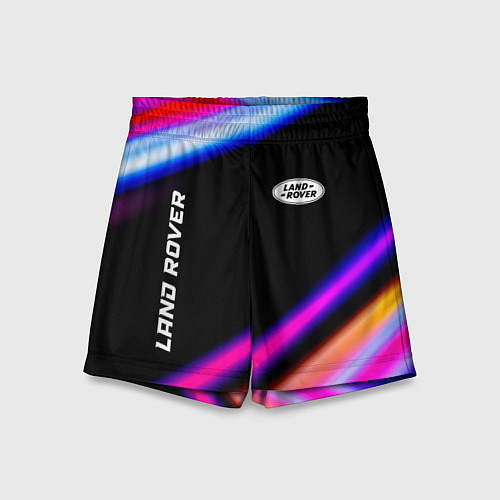 Детские шорты Land Rover speed lights / 3D-принт – фото 1