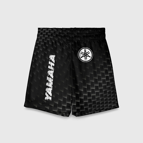 Детские шорты Yamaha карбоновый фон / 3D-принт – фото 1