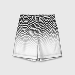 Детские шорты Гипнотические узоры, градиент