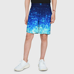 Шорты детские Ледяные блёстки, цвет: 3D-принт — фото 2