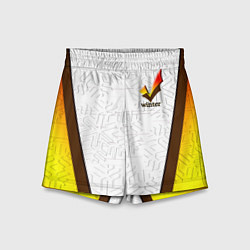 Шорты детские Оранжевая зима winter, цвет: 3D-принт