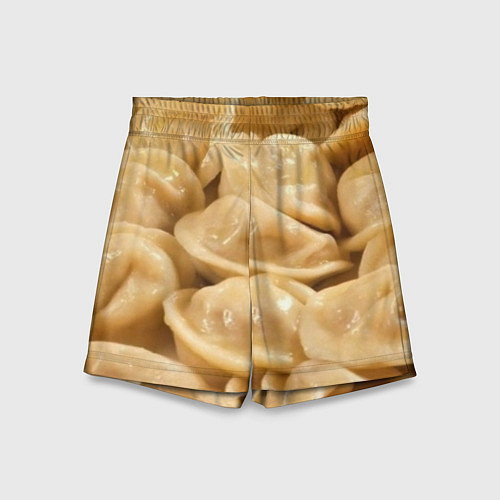 Детские шорты Пельмени / 3D-принт – фото 1