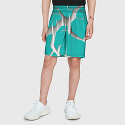 Шорты детские Трещина в пропасть, цвет: 3D-принт — фото 2