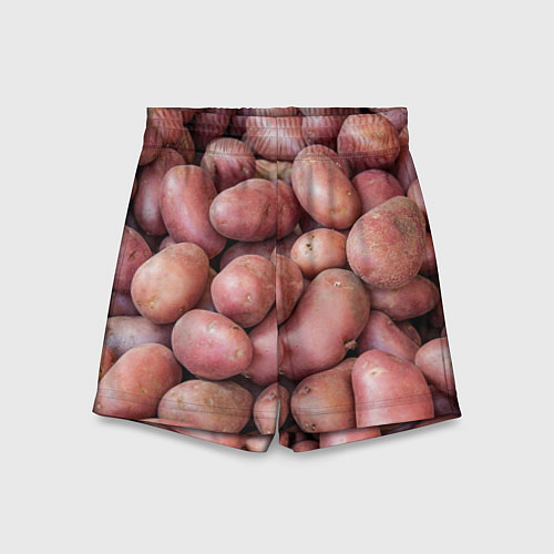 Детские шорты Картофельные клубни / 3D-принт – фото 1