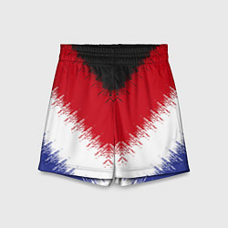 Шорты детские Разноцветные полосы, цвет: 3D-принт