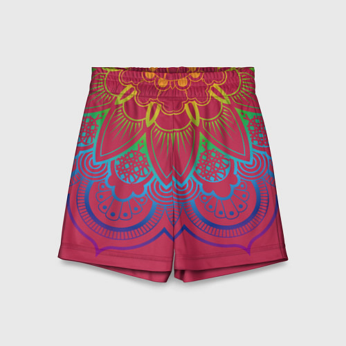 Детские шорты Viva magenta mandala / 3D-принт – фото 1
