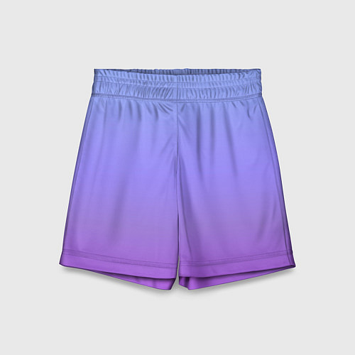 Детские шорты Фиолетовый градиент / 3D-принт – фото 1