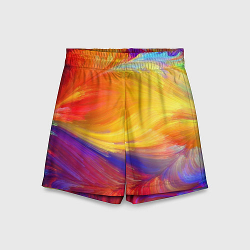Детские шорты Бесконечные краски / 3D-принт – фото 1