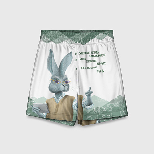 Детские шорты Легенда про экзамен / 3D-принт – фото 1
