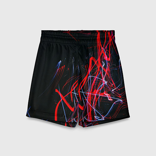 Детские шорты Дым искры цветные / 3D-принт – фото 1