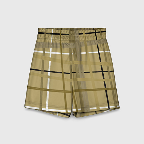 Детские шорты Светлый квадрат / 3D-принт – фото 1