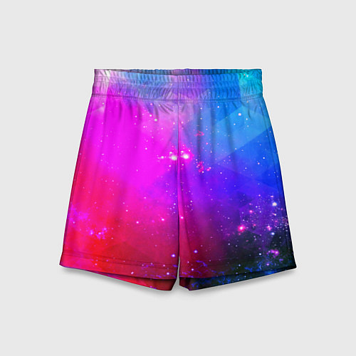 Детские шорты Космическая абстракция / 3D-принт – фото 1