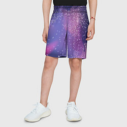 Шорты детские Космическое звездное небо, цвет: 3D-принт — фото 2