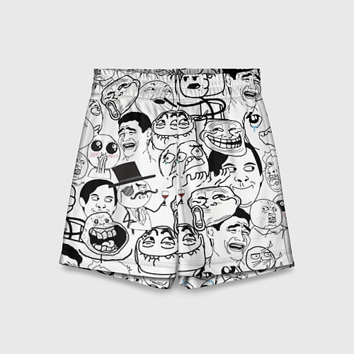 Детские шорты Сборник мемов / 3D-принт – фото 1
