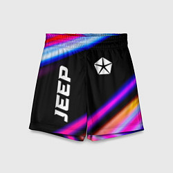 Шорты детские Jeep speed lights, цвет: 3D-принт