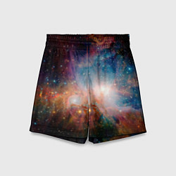 Шорты детские Безграничный космос, цвет: 3D-принт