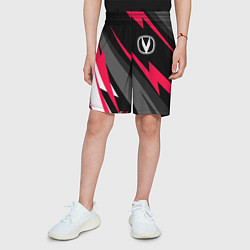 Шорты детские Changan fast lines, цвет: 3D-принт — фото 2