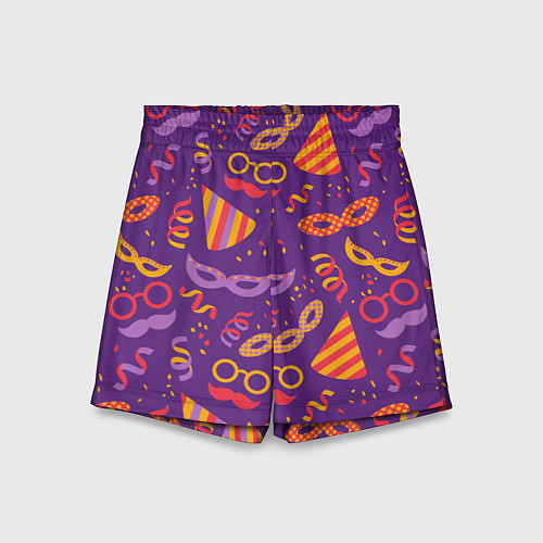 Детские шорты Маскарад / 3D-принт – фото 1