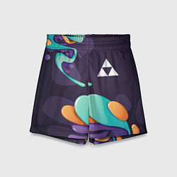 Детские шорты Zelda graffity splash
