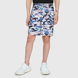 Шорты детские Красивый модный камуфляж, цвет: 3D-принт — фото 2