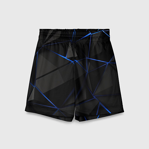 Детские шорты Black blue style / 3D-принт – фото 1