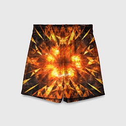 Детские шорты Fire abstract