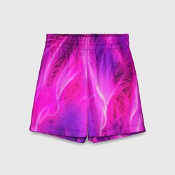 Шорты детские Pink abstract texture, цвет: 3D-принт
