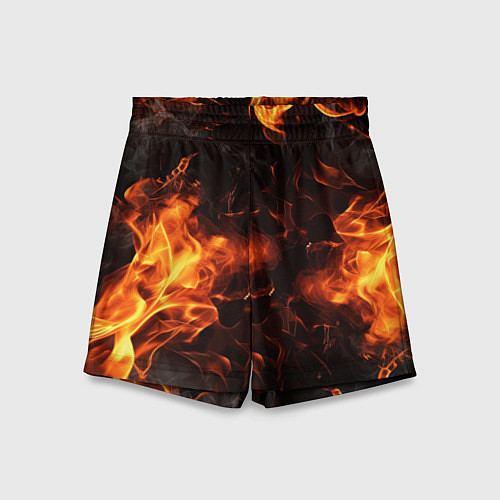 Детские шорты Fire style / 3D-принт – фото 1