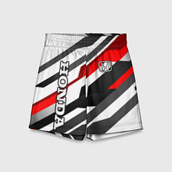 Детские шорты Honda - red and white