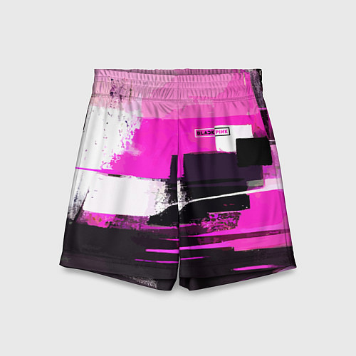 Детские шорты Black pink - girl-group - South Korea / 3D-принт – фото 1