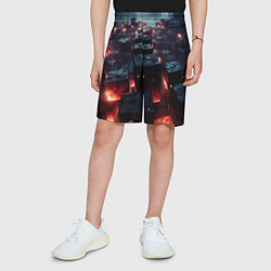 Шорты детские Гармония форм, цвет: 3D-принт — фото 2