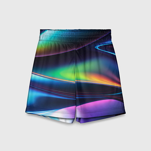 Детские шорты Голографический материал / 3D-принт – фото 1