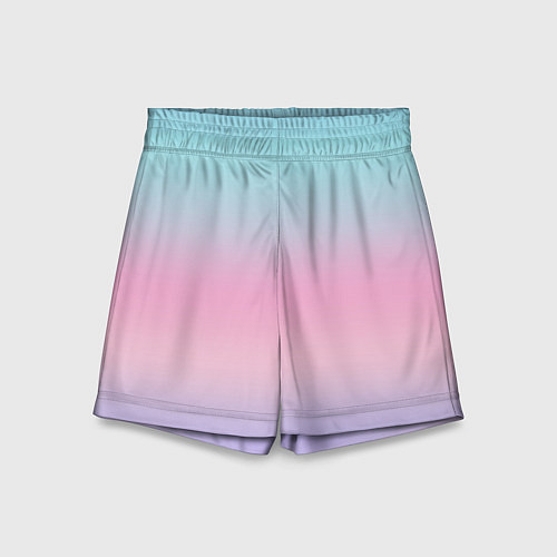 Детские шорты Холодный голографический градиент / 3D-принт – фото 1