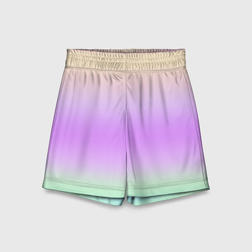 Детские шорты Голографический яркий градиент / 3D-принт – фото 1