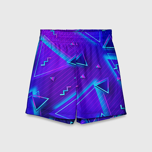 Детские шорты Neon Pattern colored / 3D-принт – фото 1