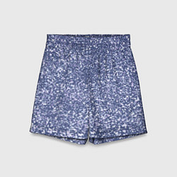 Шорты детские Холодный сиреневый пятнистый, цвет: 3D-принт