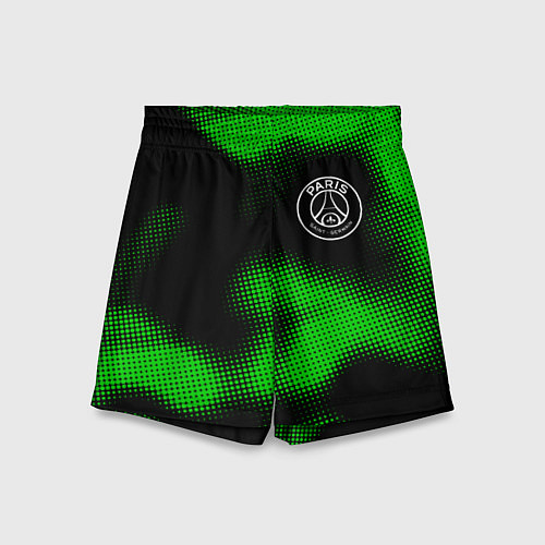 Детские шорты PSG sport halftone / 3D-принт – фото 1