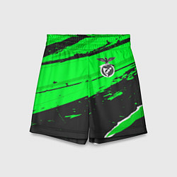 Шорты детские Benfica sport green, цвет: 3D-принт