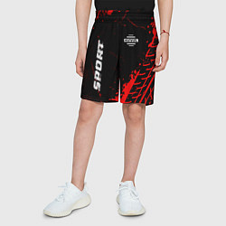 Шорты детские Haval red sport tires, цвет: 3D-принт — фото 2