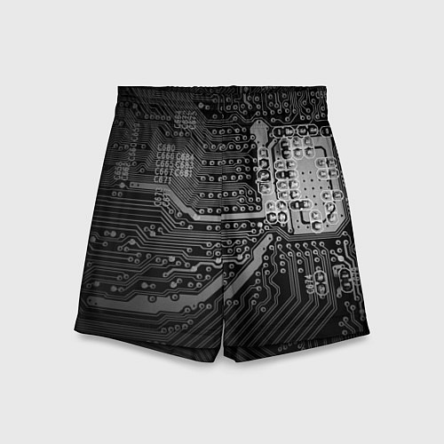 Детские шорты Микросхема плата / 3D-принт – фото 1
