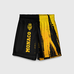 Шорты детские Monaco - gold gradient по-вертикали, цвет: 3D-принт