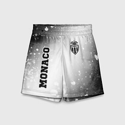 Шорты детские Monaco sport на светлом фоне вертикально, цвет: 3D-принт