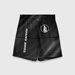 Шорты детские Tomb Raider metal game lines, цвет: 3D-принт