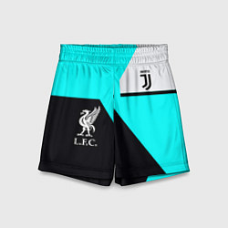 Детские шорты Juventus x Liverpool geometry