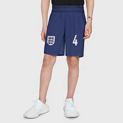 Шорты детские Сборная Англии - Райс, цвет: 3D-принт — фото 2