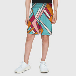 Шорты детские Простая геометрия, цвет: 3D-принт — фото 2