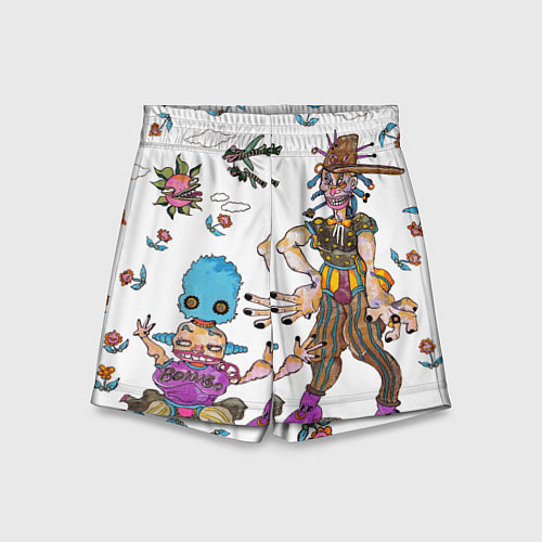 Детские шорты Оинго И Боинго - JoJo спин-офф / 3D-принт – фото 1