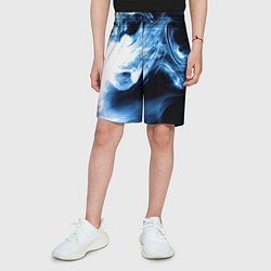 Шорты детские Дым смок вейпа текстура, цвет: 3D-принт — фото 2