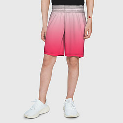 Шорты детские Розовый градиент, цвет: 3D-принт — фото 2